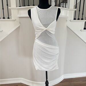 Superdown NWT Tate Mini Dress in white fits like M